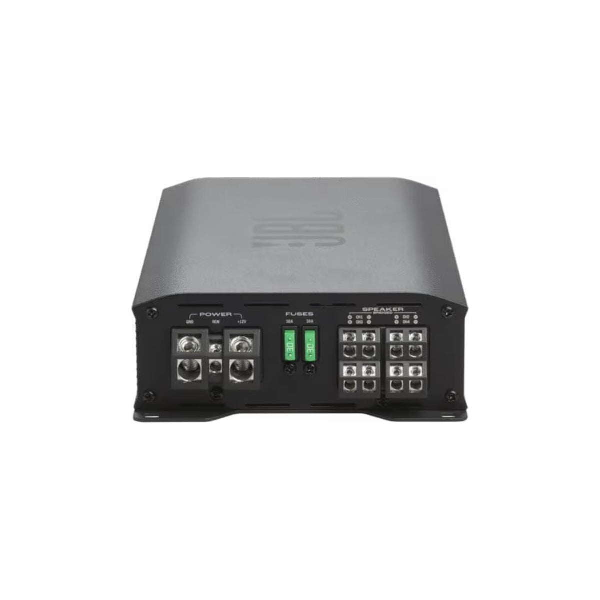 JBL Stage GT90041 Car Amplifier, 4-Channel, 130W RMS per Channel, 1480W Peak Power, Bass EQ