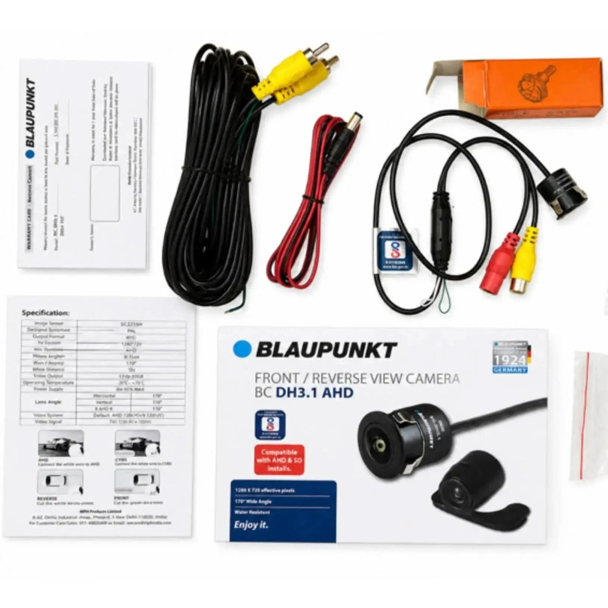 Blaupunkt AHD Reverse Camera 1080p for Safe Parking