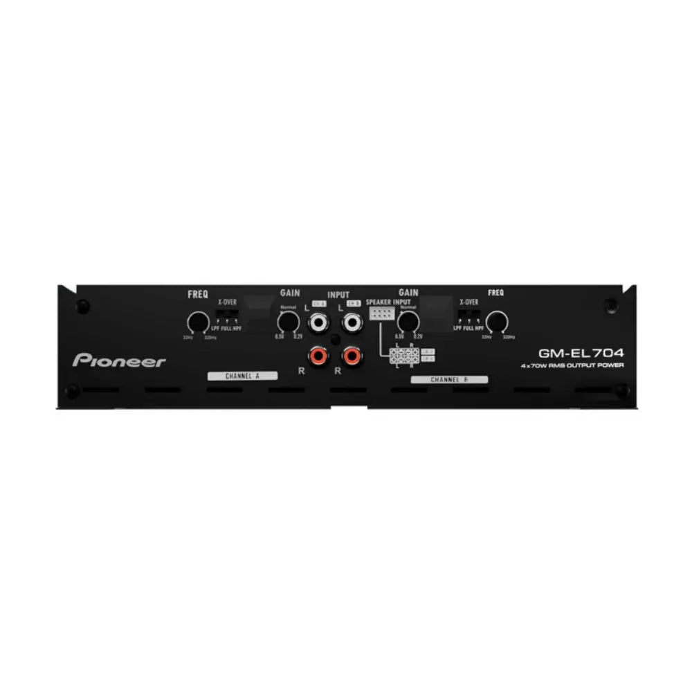 Pioneer GM-EL704 / XCNID 4-Channel Bridgeable Car Amplifier | Class AB Amplifier for car