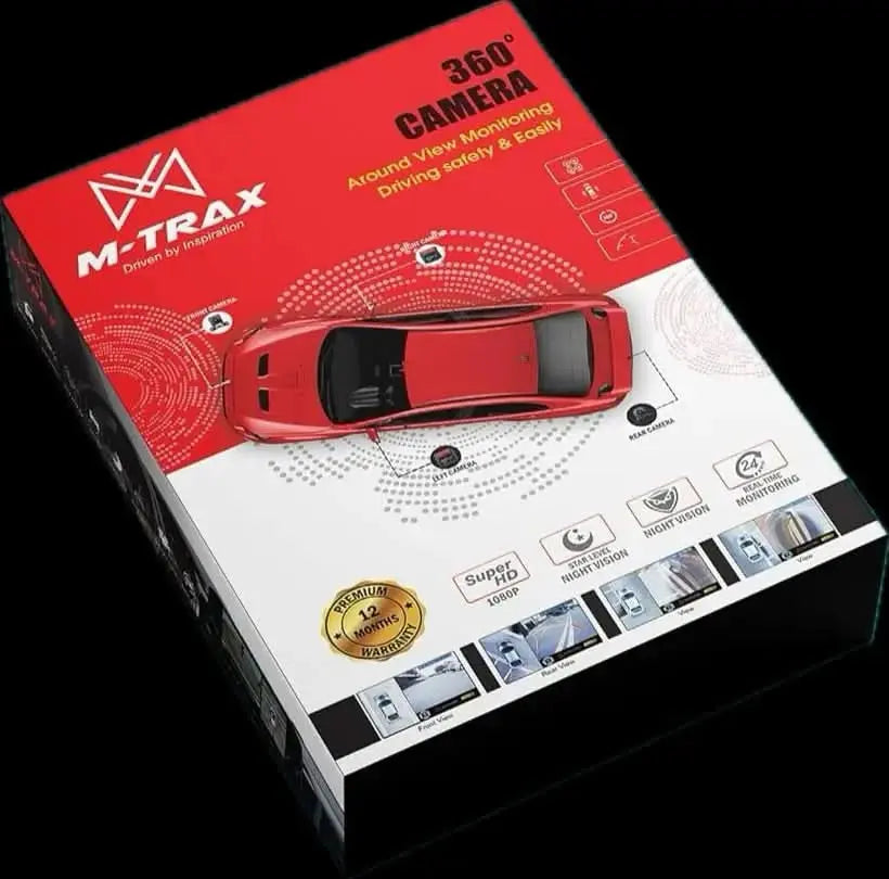 Mtrax MTC-360 1080p 360° Night Vision Camera Kit for Android Stereo