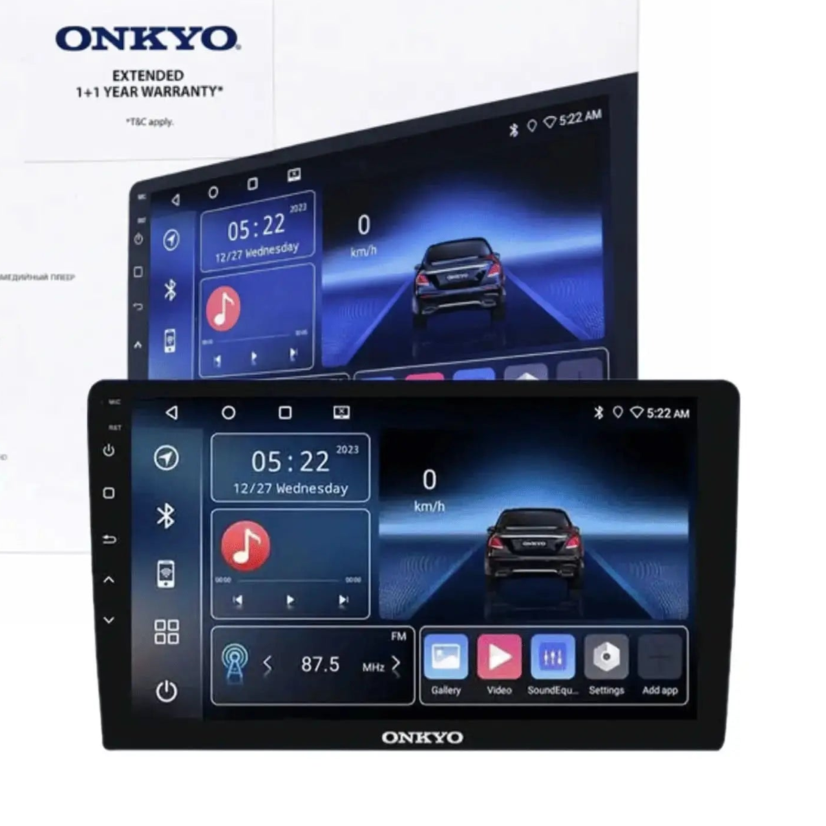 Onkyo X-QD1120 Android Car Stereo | 9 Inch IPS Display | Wireless Apple CarPlay & Android Auto | 2GB RAM 64GB ROM