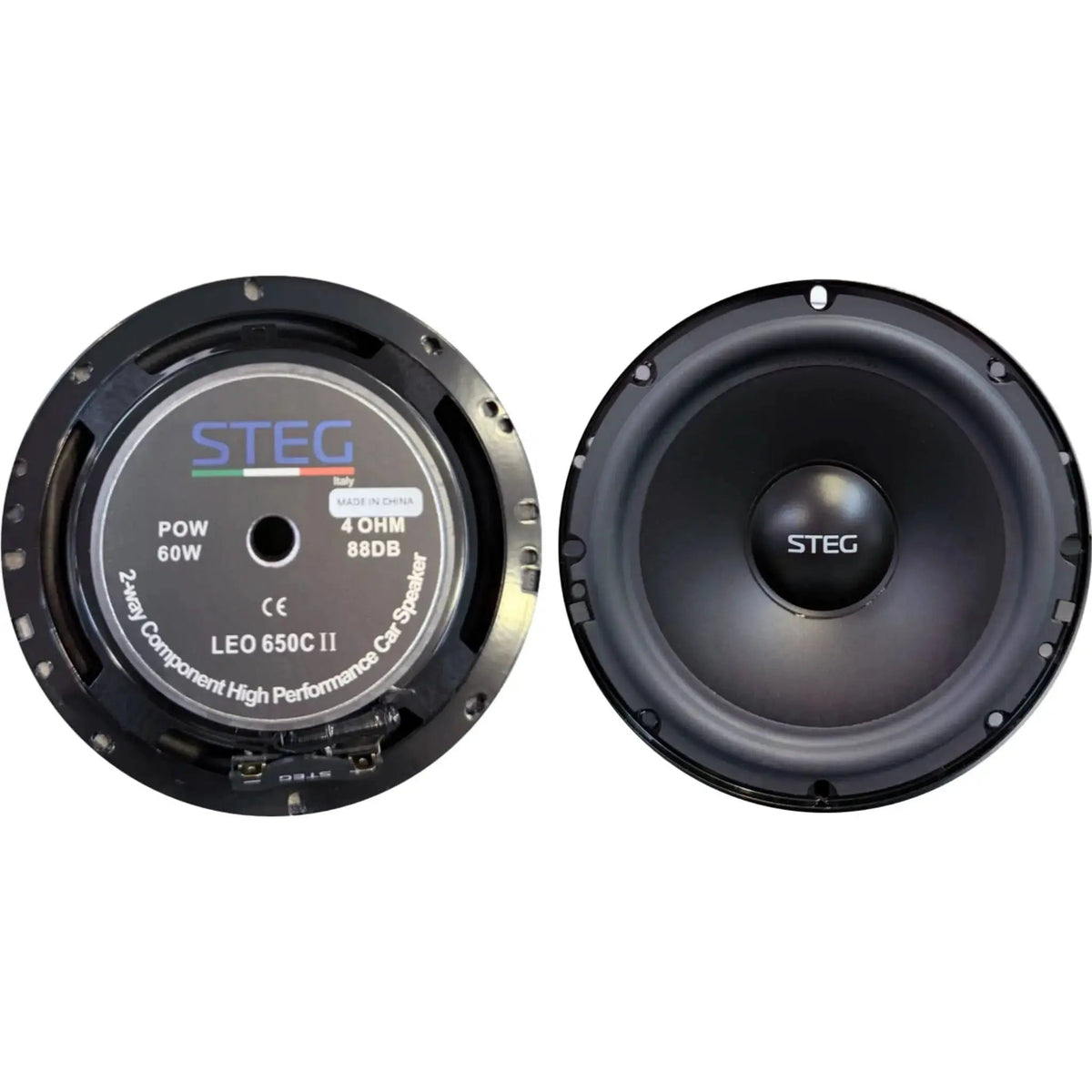 STEG LEO 650C II 6.5 Inch Italian Car Component Speakers