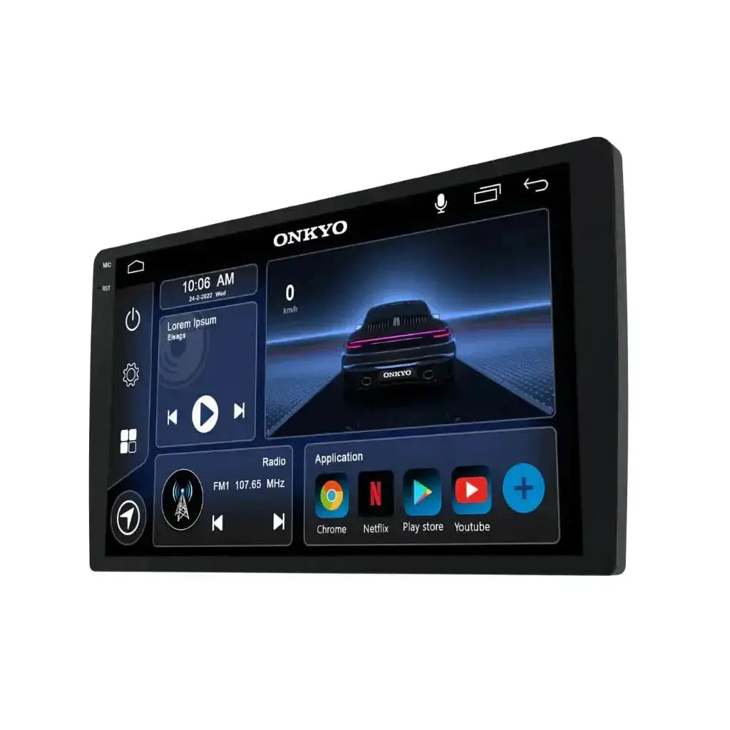 Onkyo X-QD1750 Android Car Stereo | 9 Inch 2K Display | 8GB RAM 256GB ROM | Wireless Apple CarPlay & Android Auto