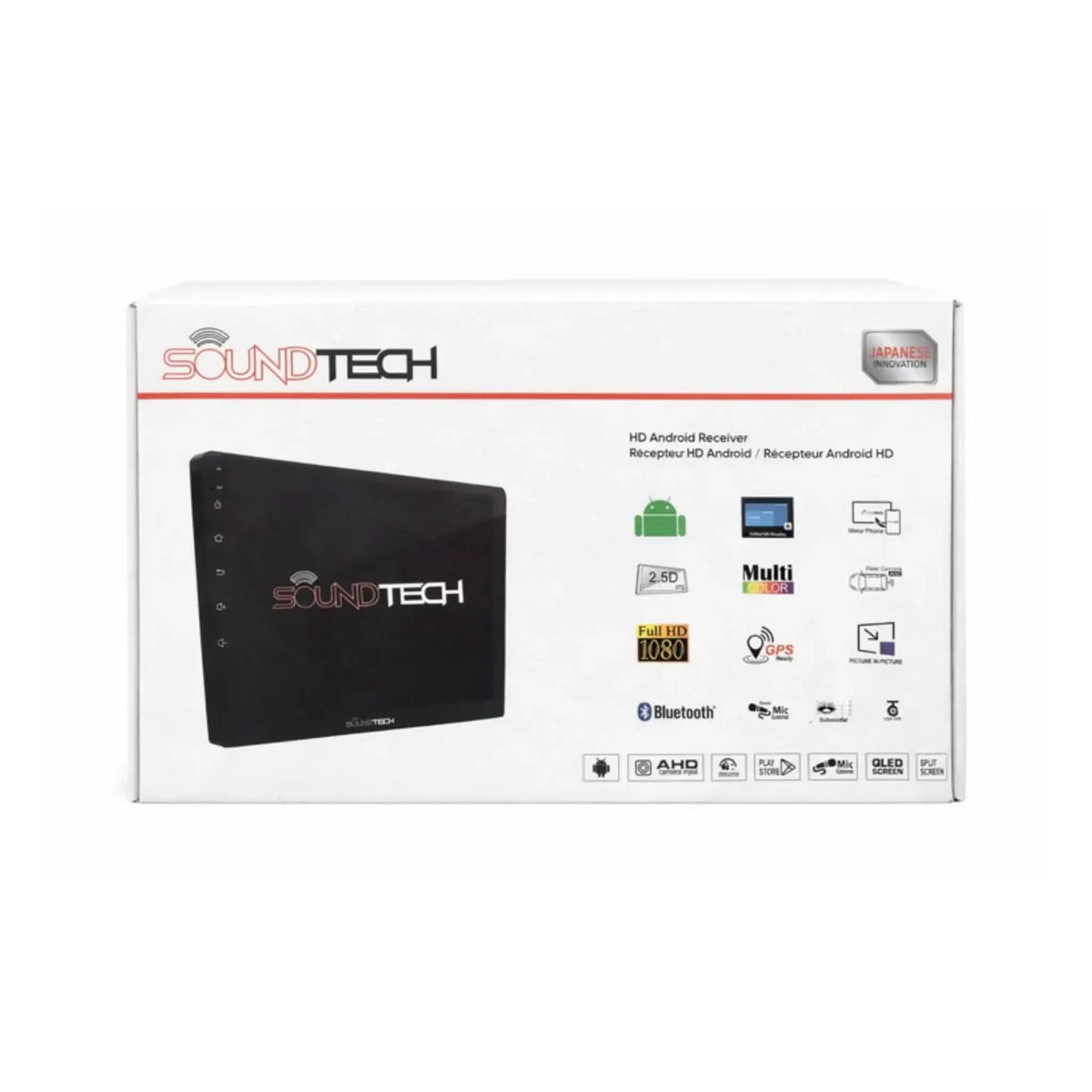 SoundTech Android Car Stereo with Wireless CarPlay
