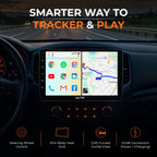 myTVS AP-92 SmartTrack 9 Inch Android Car Stereo 4GB 64GB | 4G GPS | Dashcam | Wireless CarPlay