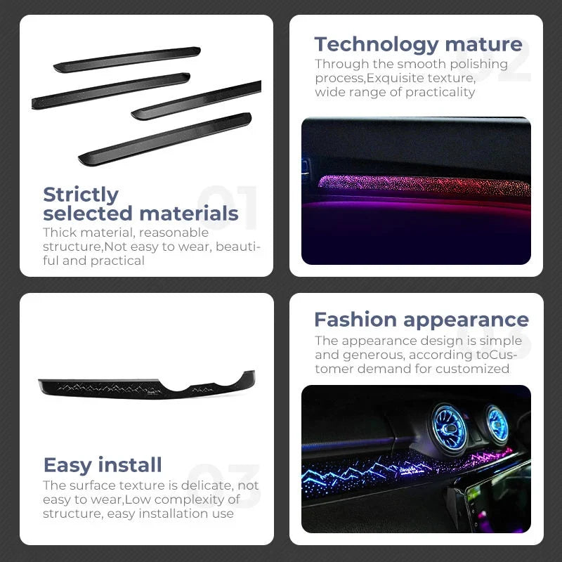 CARDI D8 18-in-1 OEM Ambient Light Kit for Maruti Suzuki Swift 2024 with App Control