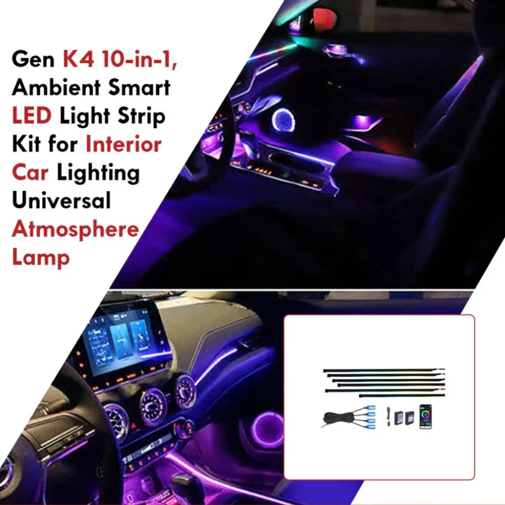 CARDI D8 18-in-1 OEM Ambient Light Kit for Maruti Suzuki Swift 2024 with App Control