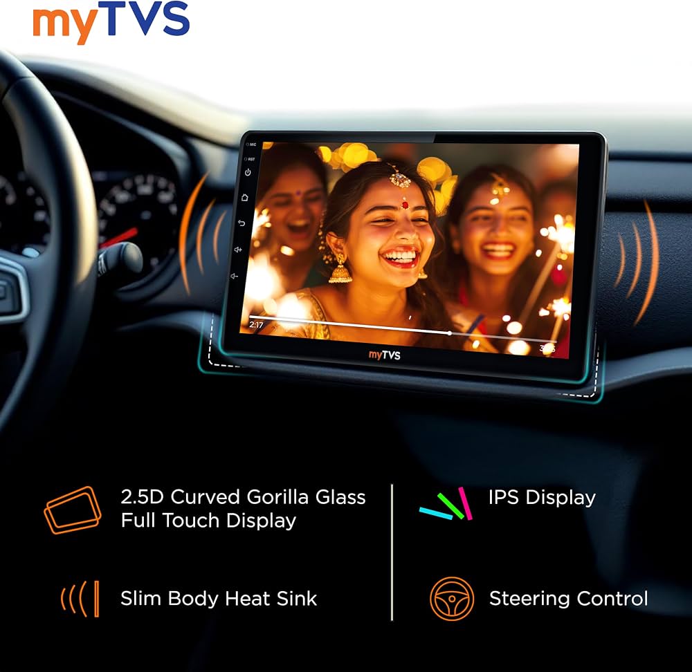 myTVS AP-92 Z-Series 9 Inch Android Car Stereo | 2GB RAM 64GB ROM | Wireless CarPlay & Android Auto