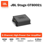 JBL Stage GT80021 2-Channel Car Amplifier | 800W Peak | 260W RMS Bridged | 130W RMS x2 @ 2 Ohm | Compact Class-D Amplifier
