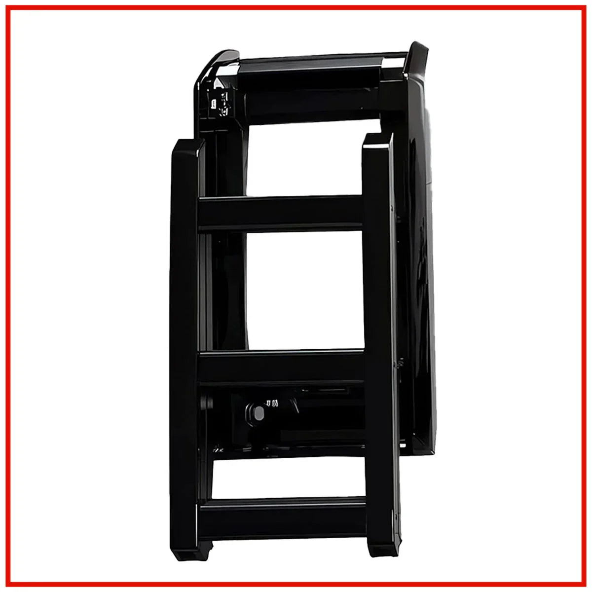 Land Rover Defender Deployable Roof Ladder Black | Folding Rear Roof Access Ladder