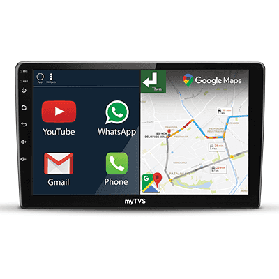 myTVS Android 9-Inch Player with T5L Processor, Auto & Carplay Support